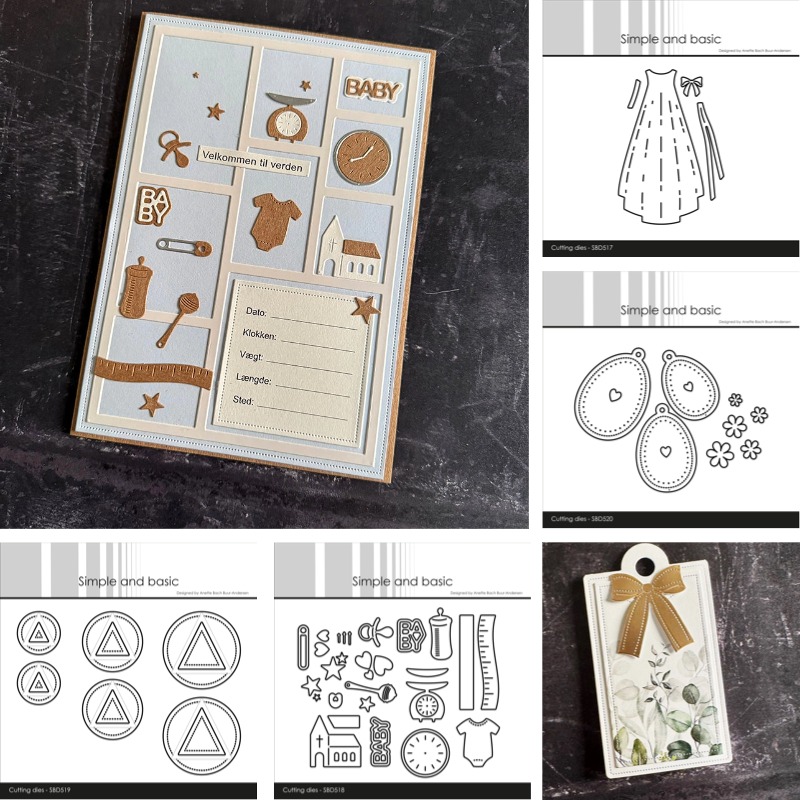 Baby Clothing Icon - Металлические вырубные формы для детских иконок