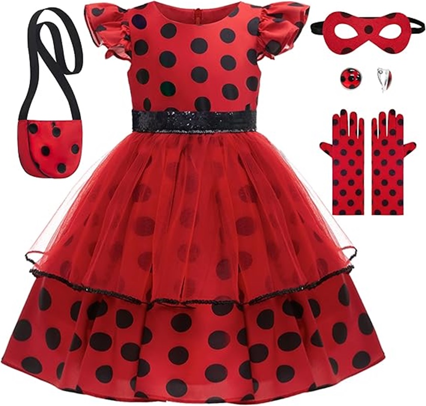 Baby Clothing Sizes - Костюм для косплея для девочек, красное