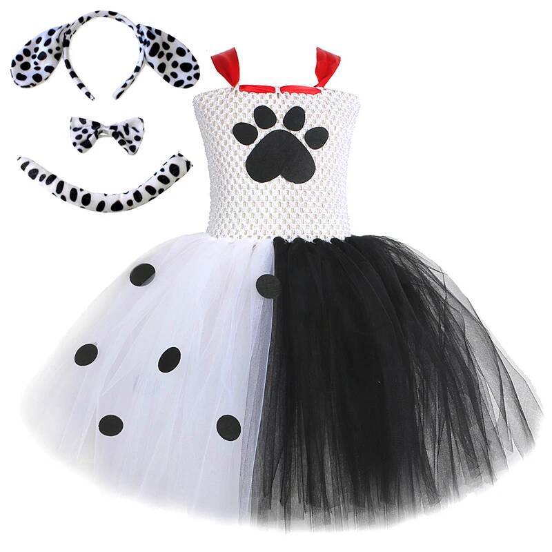 Baby Clothing Set - Платье-пачка для девочек в стиле далматинца,