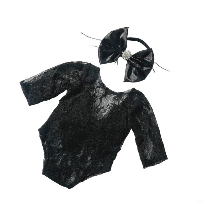 Baby Clothing Set - Элегантный кружевный комбинезон и набор для