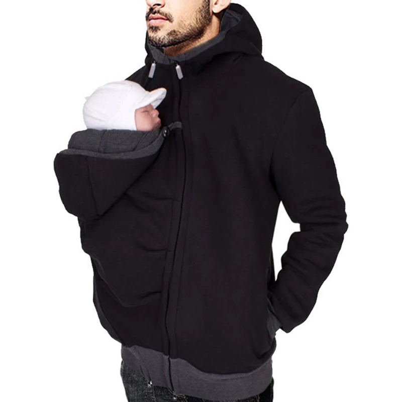 Baby Clothing Zipper - Осенне-зимняя переноска-кенгуру, толстовки с капюшоном для
