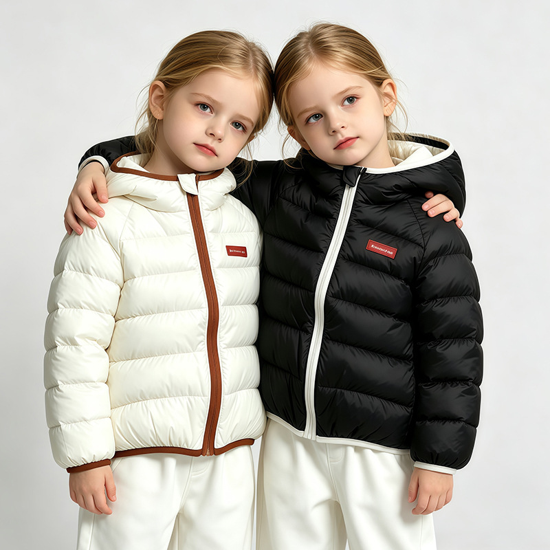 Новая зимняя куртка с капюшоно – обзор и цена Baby Clothing Zipper