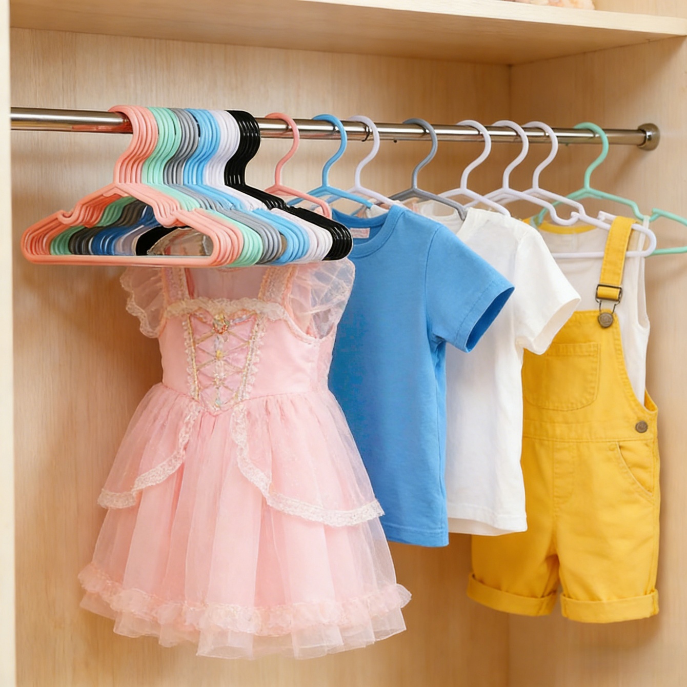 10/20 шт. нескользящие вешалки – обзор и цена Baby Clothing Wardrobe
