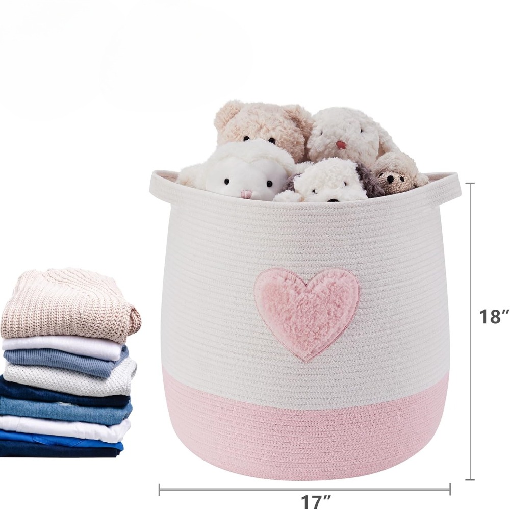 Розовая корзина для белья для  – обзор и цена Baby Clothing Hamper