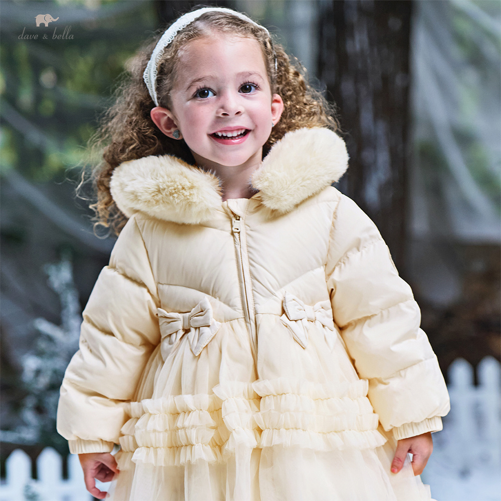 Пуховик Dave Bella для девочек – обзор и цена Baby Clothing Zipper